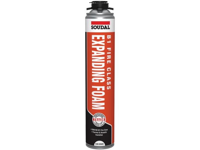 Soudal fire rated Expanding Gun Foam B1