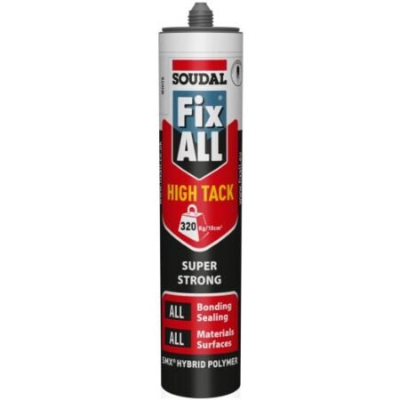 Soudal Fix All High Tack Adhesive & Sealant 290ml White