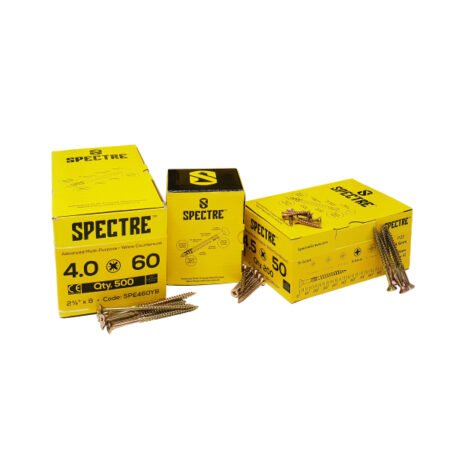 Spectre Advanced Multi-purpose Woodscrews - Countersunk Bigger Sizes