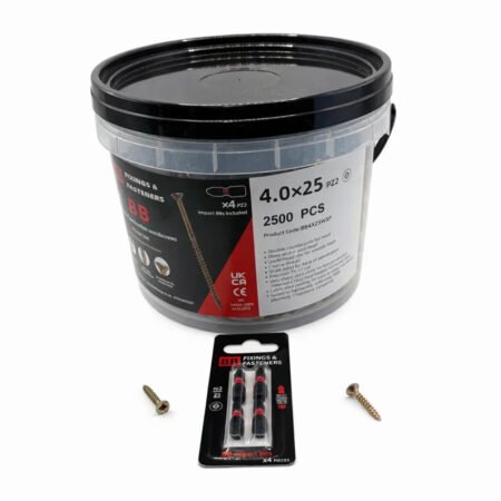 BB Torpedo Construction Woodscrews - POZI DRIVE